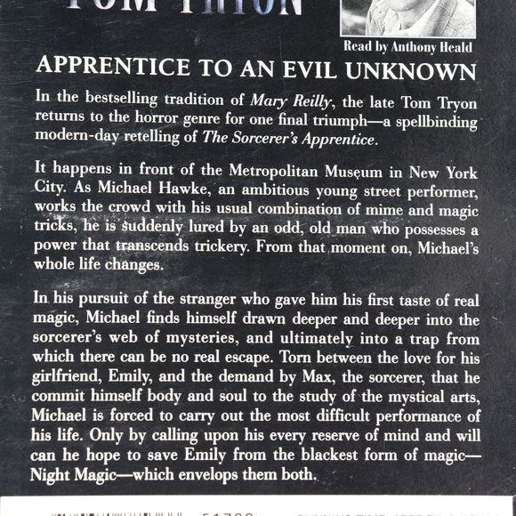 Night Magic by Tom Tryon (Cassette Tape Audiobook, 1995, Abriged) Anthony Heald - Picture 3 of 14